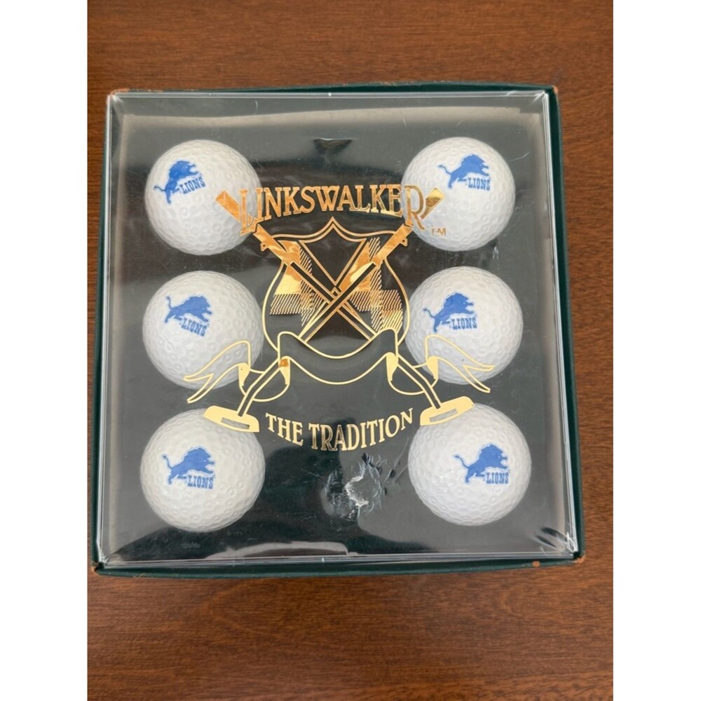 Detroit Lions Golf Balls - LinksWalker 6-Pack Gift Set